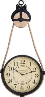 HORLOGE SUR POULIE 73X33X4CM