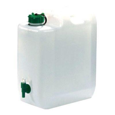 JERRYCAN ALIMENTAIRE 20L BLANC + ROBINET