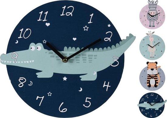 HORLOGE MURALE AVEC ANIMAL