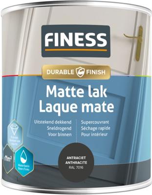 LAQUE MATE A BASE D'EAU GRIS ANTHRACITE 750ML