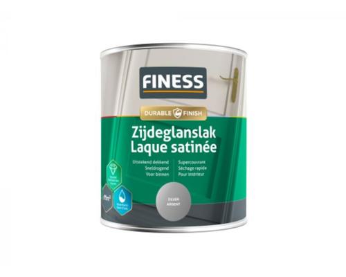 FINESS LAQUE SATINEE A BASE D'EAU ARGENT 750ML