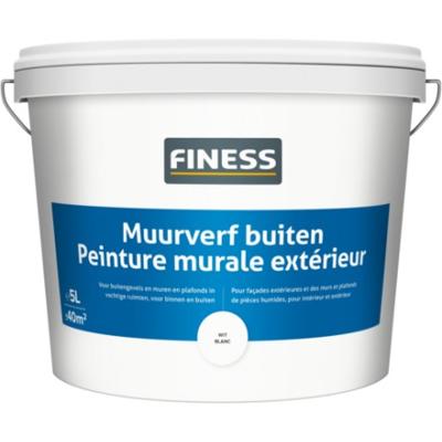 FINESS PEINTURE MURALE EXTERIEUR 5L BLANC