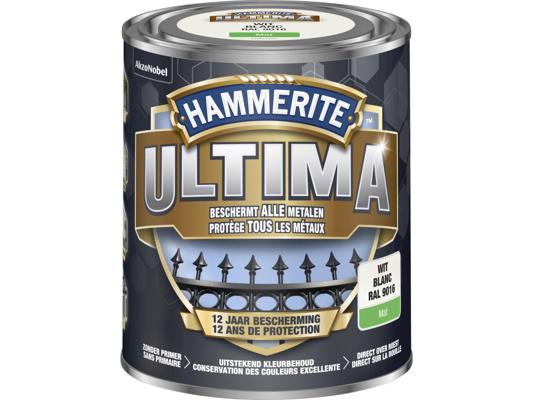 HAMMERITE ULTIMA MAT 0.75L BLANC