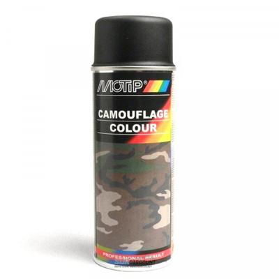MOTIP CAMOUFLAGE RAL9021 NOIR 400ML