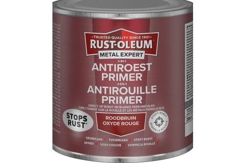 R-O METAL EXPERT 3EN1 ANTIROUILLE PRIMER OXYDE 250ML ROUGE