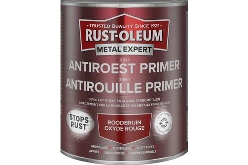 R-O METAL EXPERT 3EN1 ANTIROUILLE PRIMER OXYDE 750ML ROUGE