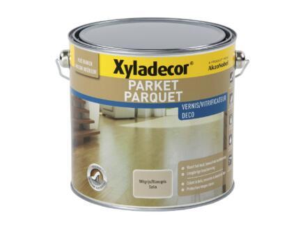 XYLADECOR VITRIFIE PARQUET DECO SATIN BLANC/GRIS 2.5L