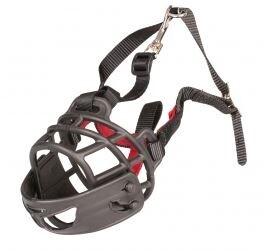 MUSELIERE CAOUTCHOUC XL NOIR/ROUGE