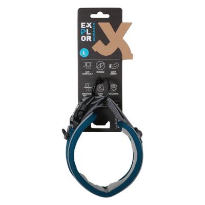 ULTIMATE FIT CONTROL COLLIER CLASSIC L - 45-51CM PETROL BLUE