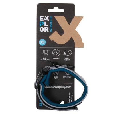 ULTIMATE FIT COMFY COLLIER CLASSIC XS - 30-33CM PETROL BLUE