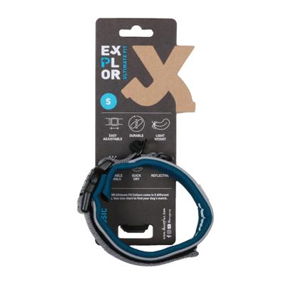 ULTIMATE FIT COMFY COLLIER CLASSIC S - 34-38CM PETROL BLUE