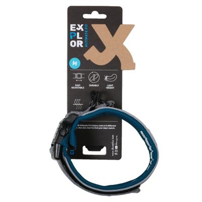 ULTIMATE FIT COMFY COLLIER CLASSIC M - 39-44CM PETROL BLUE