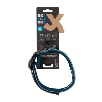 ULTIMATE FIT COMFY COLLIER CLASSIC L - 45-51CM PETROL BLUE