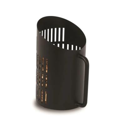 PELLE A GRANULES RONDE NOIRE 12CM