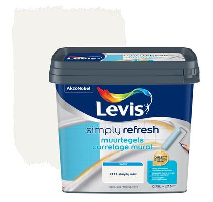 LEVIS SIMPLY REFRESH CARRELAGE MURAL SATIN 0.75L MIST
