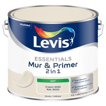 LEVIS ESSENTIALS MUR & PRIMER 2.5L CREAM