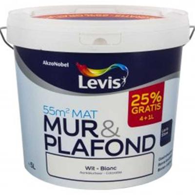 LEVIS STORE MUR ET PLAFOND MAT BLANC 4+1L
