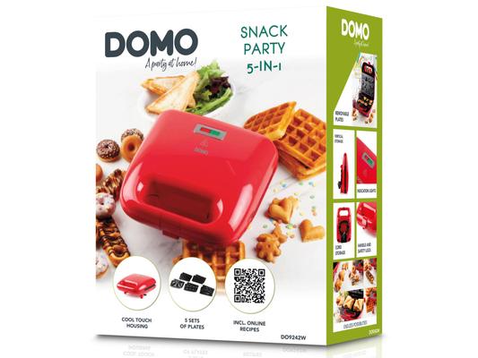 DOMO SNACK PARTY 5 PLAQUES DONUTS GAUFRES