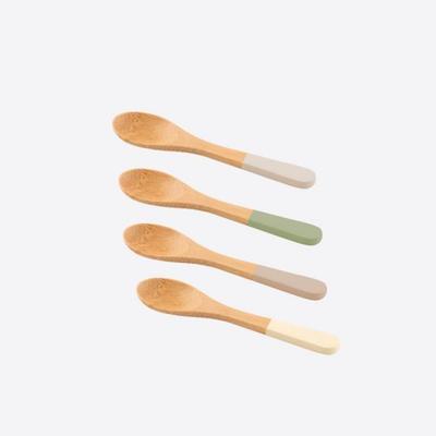CUILLERES EN BAMBOU (4PCS)