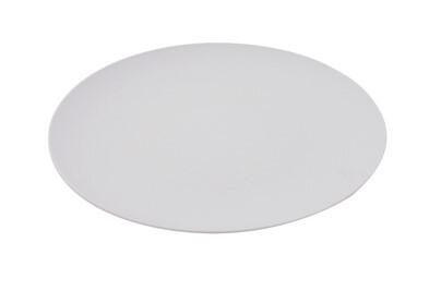 ASSIETTE EN PLA GRIS CLAIR D.25,5CM