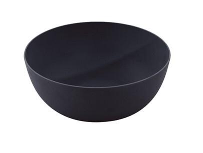 BOL EN PLA GRIS FONCE D.25,5CM H10,5CM