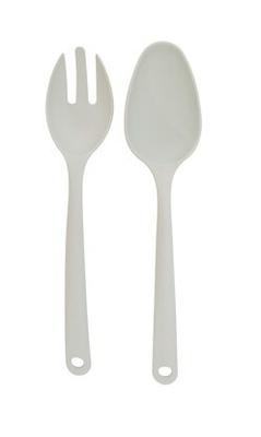 COUVERTS A SALADE EN PLA VERT 25CM