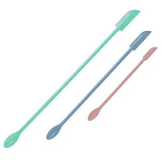 MINI SPATULES SILICONE ET ACIER (3PCS)