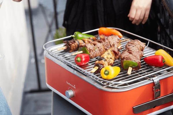 BBQ DE TABLE E-CARLO ELECTRIQUE ROUGE