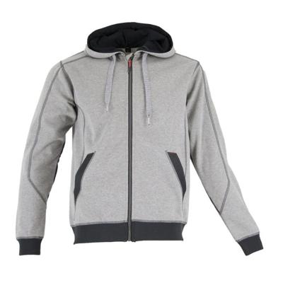 MADRIER SWEAT CAPUCHE TIRETTE GRIS CLAIR 3XL