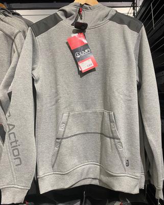 CYBER SWEAT CAPUCHE COL MONTANT GRIS CLAIR XL