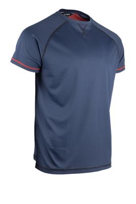 TEMPLE T-SHIRT RESPIRANT POLYESTER BLEU MARINE XL