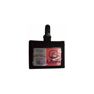 PORTE BADGE SANS METAL AVEC PINCE PLASTIQUE