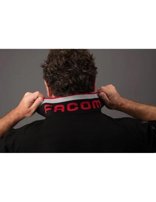 SOCCER POLO FACOM NOIR 2XL