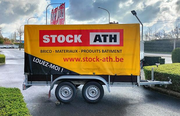 LOCATION REMORQUE DOUBLE ESSIEUX NON-FREINEE BACHEE 3X1.80XH1.5 750KG