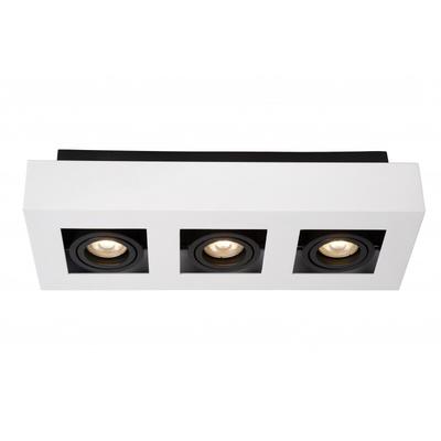 XIRAX SPOT PLAFOND LED DIM GU10 3X5W BLANC