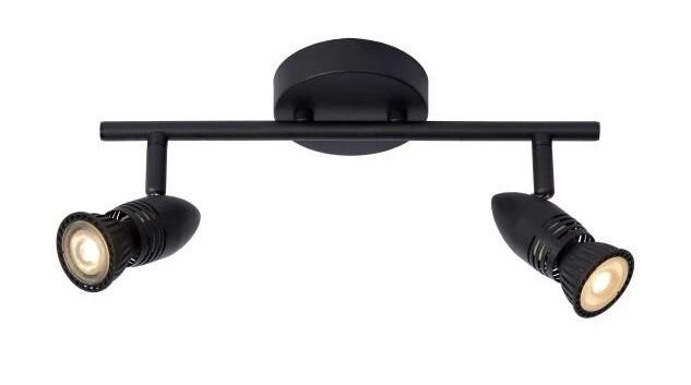 CARO SPOT PLAFOND 2XGU10 NOIR