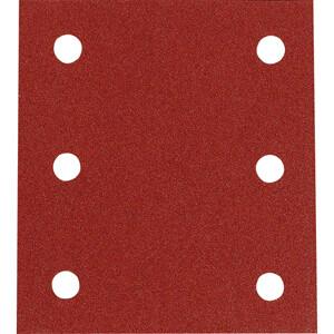 MAKITA FEUILLE ABRASIVE VELCRO ROUGE 114X102MM G40 (10PC)