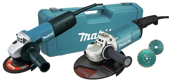MAKITA COMBOPACK MEULEUSE GA9060 + 9558HN + ACC.