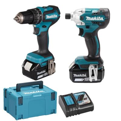 MAKITA PACK VISSEUSE + VISSEUSE CHOC 18V