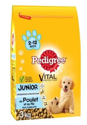 PEDIGREE DRY JUNIOR POULET ET LEGUMES 3KG