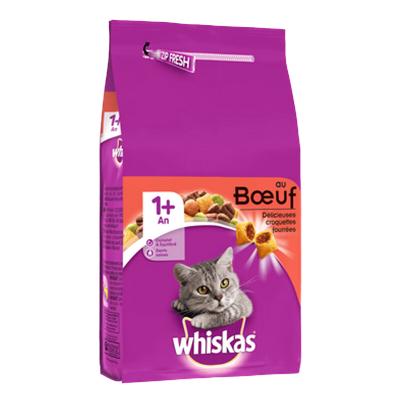 WHISKAS DRY 1+BOEUF 3,8KG
