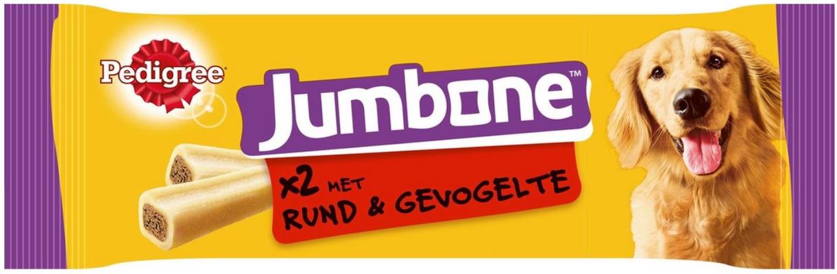 PEDIGREE JUMBONE BOEUF&VOLAILLE 2P