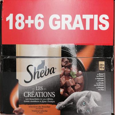 SHEBA CREATION VIANDE 18 + 6 GRATUIT