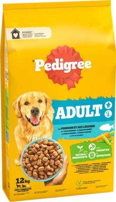 PEDIGREE DRY ADULT POISSON ET LEGUMES 12KG