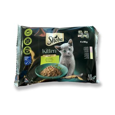SHEBA POUCH CHATONS MIX 4X85G