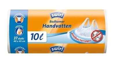 SWIRL SAC POUBELLE ANTIBACTERIEN 10L
