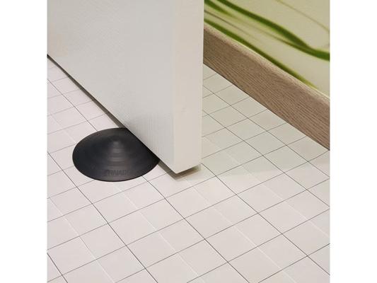 CALE PORTE CAOUTCHOUC NOIR 120MM