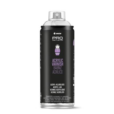 MTN PRO GLOSS ACRYLIC VARNISH 400ML SPRAY