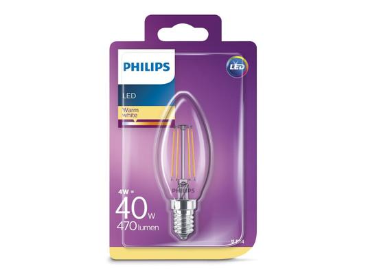 AMPOULE LED FLAMME FILAMENT 40W B35 E14 2700K