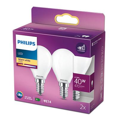 AMPOULE LED FILAMENT 40W P45 E14 2700K (2PC)